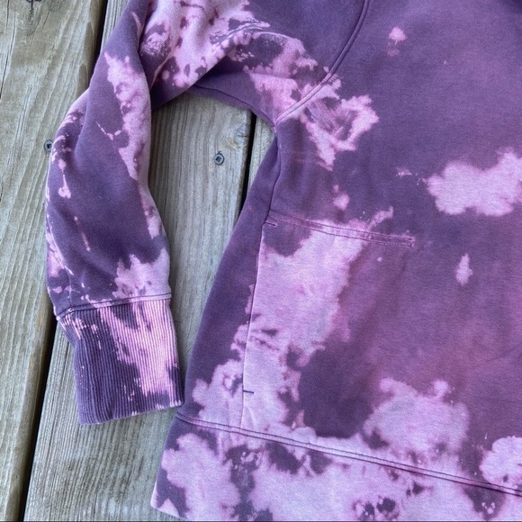 Under Armour purple bleach dyed hoodie Small - Picture 2 of 9